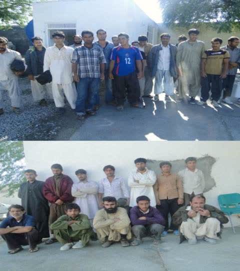 دستگیری ۳۰ تبعه بیگانه غیر مجاز در شهرستان بندرلنگه