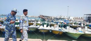 توقیف شش فروند قایق صیادی بی‌هویت حامل تور محاصره‌ای (پرساین) در بندرلنگه