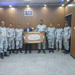 دیدار فرمانده دریابانی بندرعباس با فرماندار بندر خمیر به مناسبت هفته دولت