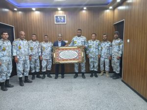 دیدار فرمانده دریابانی بندرعباس با فرماندار بندر خمیر به مناسبت هفته دولت