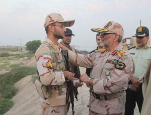 بازديد سردار رضايي از پاسگاه مرزی نهرخين