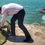 غرق شدن صیاد ۴۲ ساله درگهانی حین صید میگو در بندرعباس