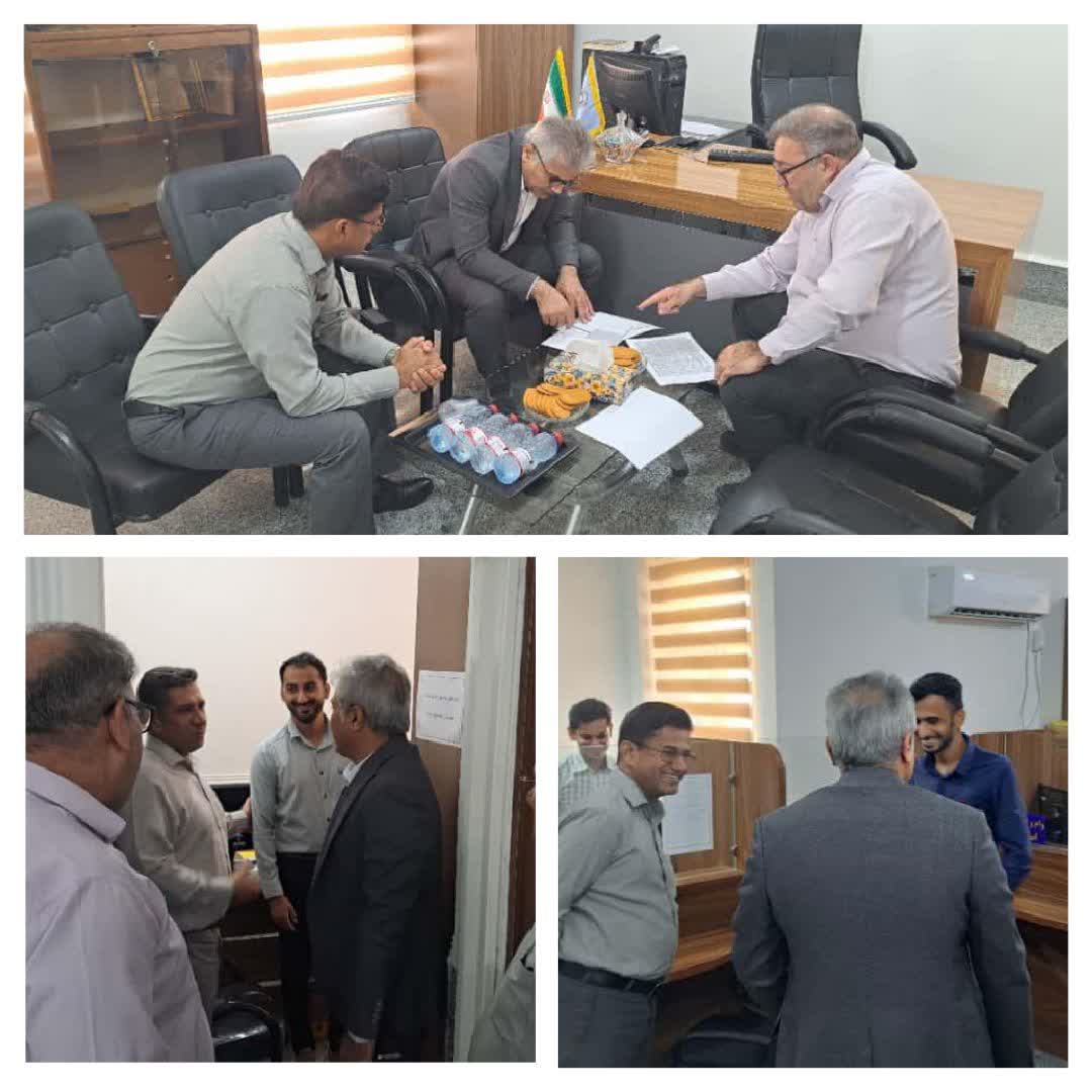 بازدید فرماندار شهرستان سیریک از بنیاد مسکن انقلاب اسلامی شهرستان