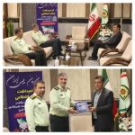 دیدار مدیرکل بنیاد مسکن انقلاب اسلامی استان هرمزگان با فرمانده انتظامی استان