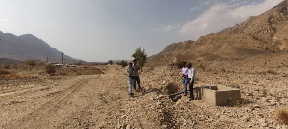 اجرای فاز نهایی خط انتقال جدید آب شرب روستای سیاهک حاجی‌آباد