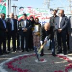 کلنگ‌زنی زیرگذر روستای حاجی‌خادمی میناب با حضور استاندار هرمزگان